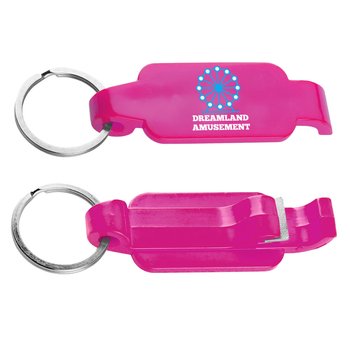 Small Bottle Opener with Key Ring - 3