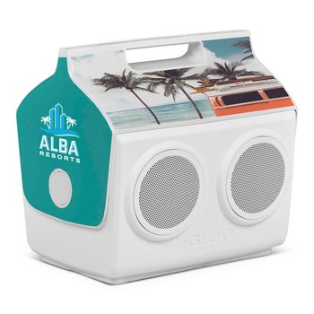 IGLOO Kooltunes Boombox Wireless Bluetooth Speaker Cooler- 26 Can - Personalization Available from Positive Promotions