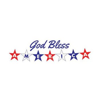Patriotic God Bless America 250 Temporary Tattoos 2.5