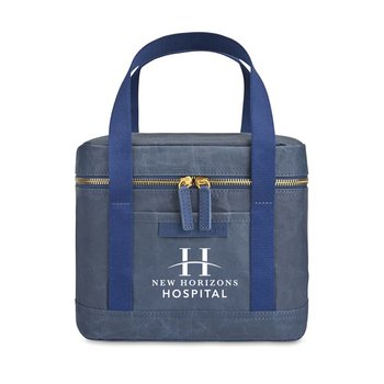 Out of the Woods® Washable Paper Walrus Mini Insulated 6-Can Lunch Cooler Bag - One-Color Personalization Available from Positive Promotions