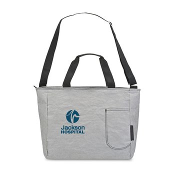 Out of the Woods® Washable Paper Seagull 24-Can Insulated Cooler Tote Bag - One-Color Personalization Available from Positive Promotions