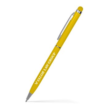 Debbie Stylus Twist Metal Pen - Personalization Available from Positive Promotions