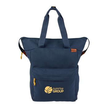 Field & Co. Recycled Parks Backpack with Trolley Sleeve - Personalization Available from Positive Promotions