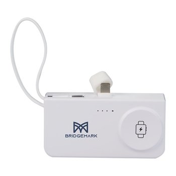 iWatch Charger and Power Bank 5,000 mAh Type C 10W - Personalization Available from Positive Promotions