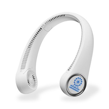 Portable Ergonomic Neck Fan 1,200 mAh 3W - Personalization Available from Positive Promotions