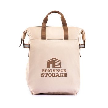 Recycled Computer/Laptop Backpack - One-Color Personalization Available from Positive Promotions