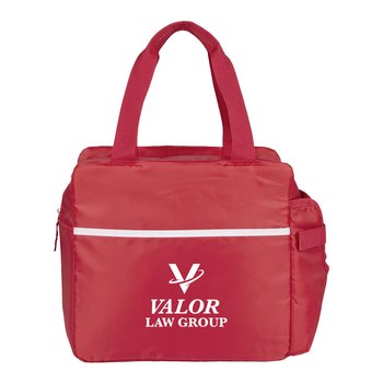 Sidecar 16-Can Recycled Lunch/Cooler Bag - One-Color Personalization Available from Positive Promotions