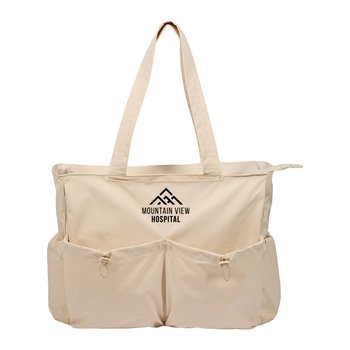 Wellable Recycled Sport Tote - One-Color Personalization Available from Positive Promotions
