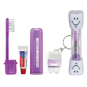 Time to Brush Kit - One-Color Personalization Available from Positive Promotions