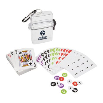 On-The-Go Poker Game Set - Personalization Available from Positive Promotions