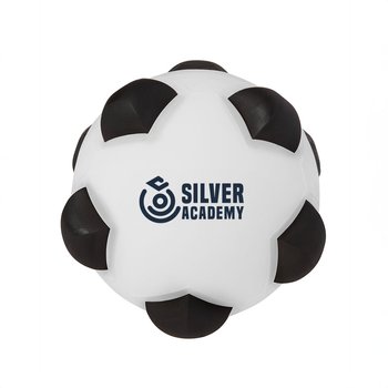 Prime Line Soccer Shape Push Pop Fidget Sensory Toy - Personalization Available from Positive Promotions