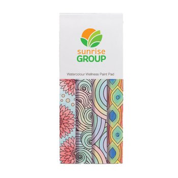 Solna FSC Paper Watercolor Brush & Paint Set- ColorJet - Personalization Available from Positive Promotions