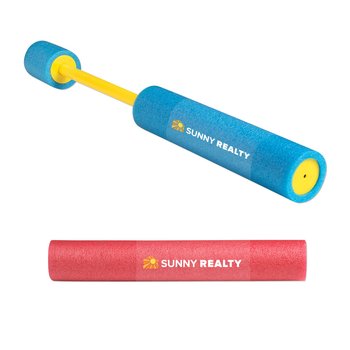 Foam Water Squirter - Full-Color Personalization Available from Positive Promotions