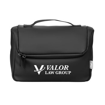 Malmo Recycled Hanging Toiletry Bag 4L - One-Color Personalization Available from Positive Promotions