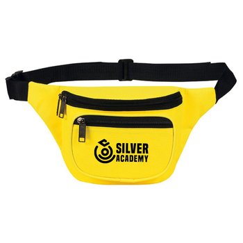3-Zip Fanny Pack - One-Color Personalization Available from Positive Promotions