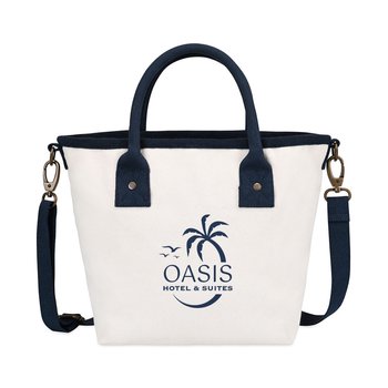Mini Market Street Crossbody Tote - One-Color Personalization Available from Positive Promotions