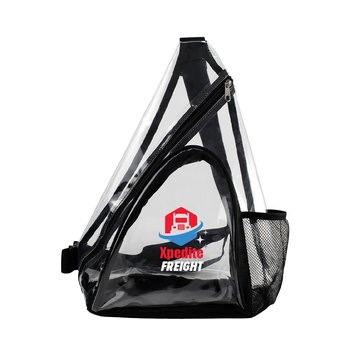 Clear Sling Tote Bag - One-Color Personalization Available from Positive Promotions