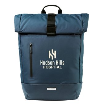 Moleskine® Metro Roll-Top Backpack - One-Color Personalization Available from Positive Promotions