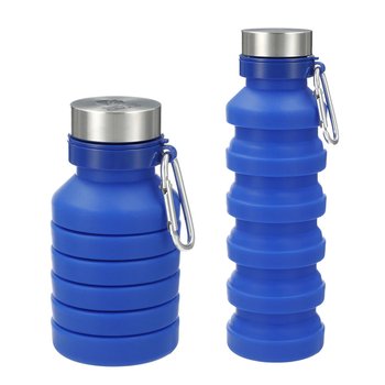 Zigoo Silicone Collapsible Bottle 18 oz. - Laser-Engraved Personalization Available from Positive Promotions