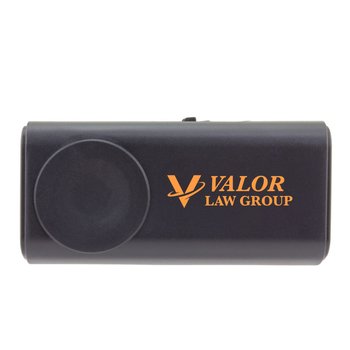 Dual Plug With Watch Charger - Full-Color Personalization Available from Positive Promotions