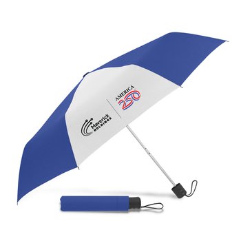 Official America250 Patriotic Arc Budget Telescopic Umbrella 42