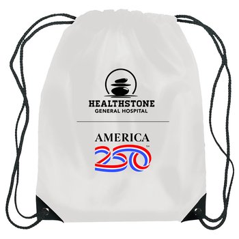 Official America250 Patriotic Recycled rPET Sports Pack - One-Color Personalization Available from Positive Promotions