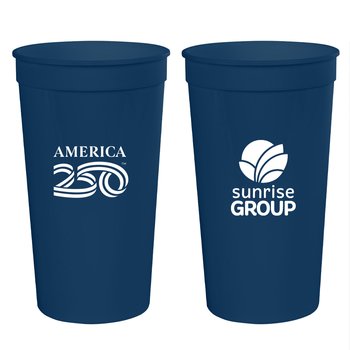 Official America250? Patriotic Stadium Cup 32 oz. - Personalzation Available from Positive Promotions