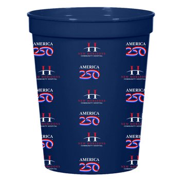 Official America250? Plastic Stadium Cup 16 oz. - Personalzation Available from Positive Promotions