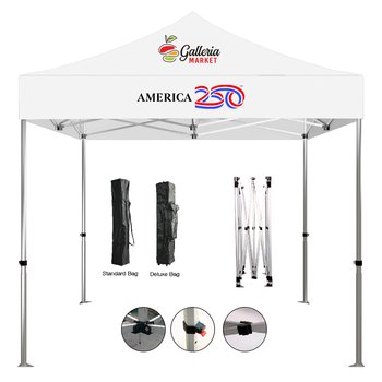 Official America250? Patriotic Pop-Up Tent 10' x 10'- Personalization Available from Positive Promotions