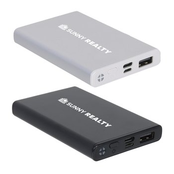 Provost 5000mAh Aluminum Power Bank - Personalization Available from Positive Promotions