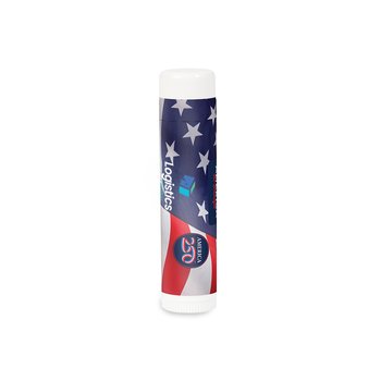 USA Made America250 Patriotic Design Lip Balm - Full-Color Personalization Available from Positive Promotions