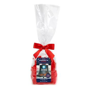 Patriotic America250 USA Gummy Red Fish 6 oz. in Bag - Full-Color Personalization Available from Positive Promotions