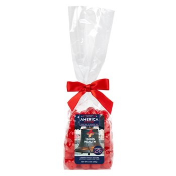 Patriotic America250 USA Cherry Sours 9.5 oz. in Bag - Full-Color Personalization Available from Positive Promotions
