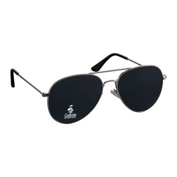 Recycled Teardrop Thin Frame Aviator Sunglasses - Unisex UV400 - Personalization Available from Positive Promotions