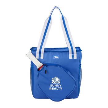 Arctic Zone Insulated Cooler Tote Bag with Pickleball Paddle Pockets 20 Can - Personalization Avail from Positive Promotions
