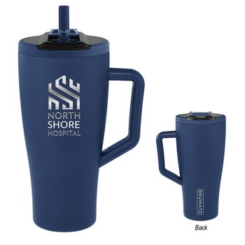 BruMate® Era Flip Stainless-Steel Tumbler 30 oz. With Flip-Up Straw - Laser-Engraved Personalization Available from Positive Promotions