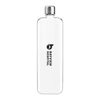 memobottle Slim Tritan Plastic Water Bottle 15 oz. - One-Color Personalization Available from Positive Promotions