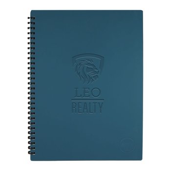 Wellable Eco-Friendly Plan Well Undated Planner Journal - Debossed Personalization Available from Positive Promotions