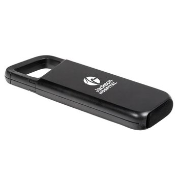 Outdoor Water-Resistant 5,000-mAh Power Bank With Clip - One-Color Personalization Available from Positive Promotions