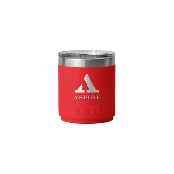 YETI® Rambler® Stackable Lowball Tumbler Cup 10 oz. With DuraSip Ceramic  Lining & MagSlider Lid - Laser-Engraved Personalization Available from Positive Promotions