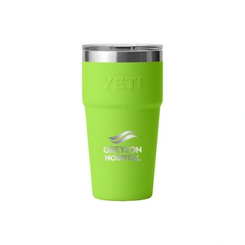 YETI® Rambler® Stackable Cup Tumbler 20 oz. With MagSlider Lid - Laser-Engraved Personalization Available from Positive Promotions