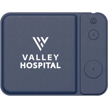 Recycled PU Leatherette Charging Mousepad For Phone, Earbuds, & Watch Type-C - One-Color Personalization Available from Positive Promotions