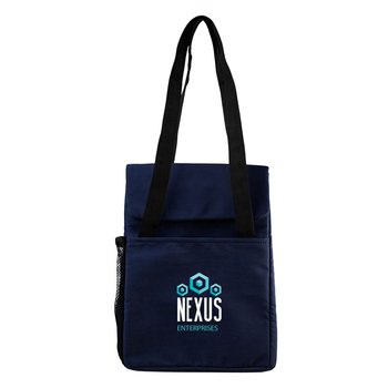 Recycled Nylon Roll-Down 6-Can Lunch/Cooler Bag - Full-Color Personalization Available from Positive Promotions