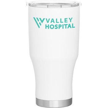 Summit Stainless-Steel Copper-Insulated Tumbler 28 oz. With Tritan Plastic Lid - One-Color Personalization Available from Positive Promotions