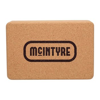 Natural Cork Yoga Block - One-Color Personalization Available from Positive Promotions