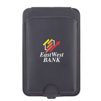 3-in-1 MagSafe Phone Wallet, 5,000-mAh Wireless Power Bank, & Stand With Find My - Full-Color Personalization Available from Positive Promotions