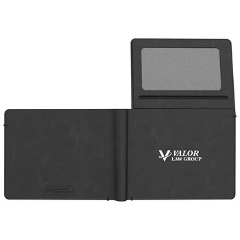 Recycled PU Leatherette Apple Find My Wallet - Personalization Available from Positive Promotions