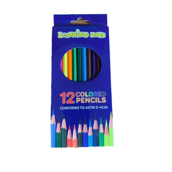 Wooden Colored Pencils - Box of 10 from Positive Promotions