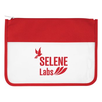 Contrast Clear Toiletry Travel Pouch Bag - One-Color Personalization Available from Positive Promotions