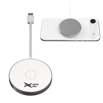 PhoneSuit® MagSafe Magnetic Qi2 Wireless Charger Pad Type-C 15W - One-Color Personalization Available from Positive Promotions